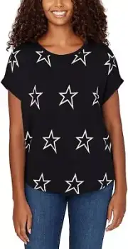 Buffalo David Bitton Womens Crewneck Top Medium