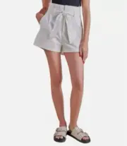 Steve Madden Ladies' Size XXL (16) Cinch Short, White