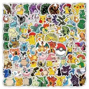 100 pieces of Pokmon stickers Pokmon Pokmon Pikachu notebook notebook DIY stickers waterproof