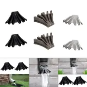 2 Pieces Gutter Downspout Diverters Rainwater Dispersal Extensions for Home