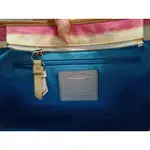 【COACH水彩彩虹托特包】正品WATERCOLOR SATCHEL TOTE SHOULDER F10067