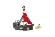 Plan Toys Wood Pirate Ship Kids Childrens Interactive Play Fun Toy Playset 3+