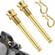 Vgvgaj Cycling Caliper Spring Clips | Titanium Alloy Disc Brake Clamp with Circlips,Ultra-Light Riding Accessories, General Threaded Pins for Bicycles, Road Bikes