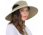 Men's and Women's Summer UV Protection Outdoor Bucket Hat, Foldable, Waterproof