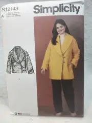 sewing patterns - Simplicity 12243 NEW Uncut Coat Or Jacket XS-XXL