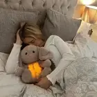 lush Bear Doll Baby Toys with Sensory Music Lights & Rhythmic Breathing Motion-