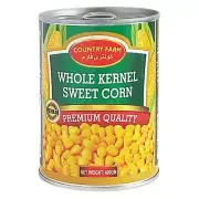 Country Farm WHOLE KERNEL SWEET CORN 400g NEW Premiun Quality 2023