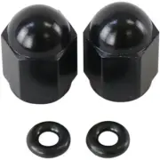 Ballards Black Billet Valve Caps