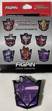 Transformers FiGPiN Mystery Mini Series 1: Shockwave LOCKED Common Y457