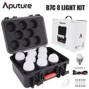 Aputure Accent B7C 8-Light Kit RGBWW Smart Light Bulb 2000K-10000K Charging Case
