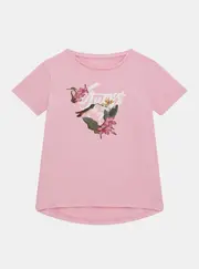 GUESS Girl's Pink High Low T-Shirt Size: 8, Spandex