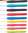 9 Pcs Crochet Hooks Set, Color Crochet Soft Handle Crochet Tool Crochet Set, Erg