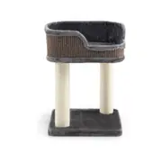 Costway 50cm Cat Tree Tower Kitten Condo House Sisal Posts Grey