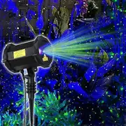 Firefly Garden Light Star Projector with Blue Nebula Outdoor Wall Lamp Decorative Lighting
