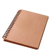 3PCS AE136522 Retro Simple Coil Sketch Notebook Painting Notepad Kraft Paper Diary Notebook(Brown)