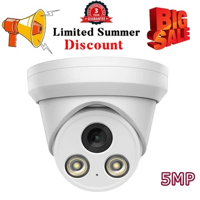Hikvision Compatible ColorVu+IR Dual Light 5MP CCTV IP Camera Factory Direct AU
