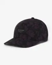 TravisMathew Men's Jungle Bird Snapback Adjustable Hat Cap, Black
