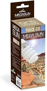 Reptiles-Planet Mega Sun UVA - UVB 10.0 Reptiles Lamp, 26W