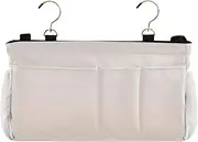 Amooorous Bedside Hanging Storage Bag With Organizer Pockets for Bunk and Hospital Beds Dorm Rooms Bed Rails Peach Gradient