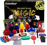 BrilliantMagic Magic Set Magic Kit for Kids Science Toys for Children Including 25 Classic Tricks Easy to Play Magic Best Boys Girls and Adult