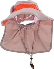 [Abaodam] Kids Sun Hat: Sun Protection Wide Brim Bucket Cap for Boys and Girls Summer Beach Adjustable Toddler Hiking and Fishing Hat Grey