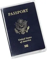 [Millennial Essentials] Clear Passport Cover Plastic Passport Protector Vinyl ID Card Protector Case Holder Travel Pack of 6