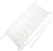 [WRITWAA] Adorable Baby Girl Hat Breathable and Adjustable Lace Bonnet for Spring/Summer White