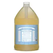 Dr.Bronner'S Pure-Castile Soap Liquid (Hemp 18-In-1) Baby Unscented 3.78L