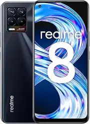 [realme] 8 Dual SIM 128GB ROM + 8GB RAM (No CDMA | GSM Only) Factory Unlocked 4G/LTE Smartphone (Cyber Black) - International Version