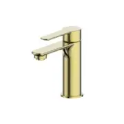 Greens Astro II Basin Mixer-PVD Brushed Brass-LF251380BB