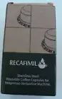 NOB Recafimil Stainless Steel for Nespresso Vertuoline Capsule 4-sided Filter