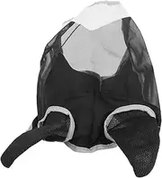 Horse Fly Cover, Accurate Stitching Light Weight Fine Mesh Protective Horse Face Guard for Outdoor (M)