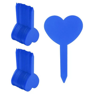 150pcs Plastic Plant Labels 3.26" x 1.97" Reusable Waterproof Garden Tags, Blue
