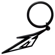 Metallica Black And White M Logo Keyring Keychain