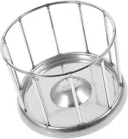 TOYANDONA Stainless Feeder Food Bowl Tortoise Food Dish Large Reptile Food Dish Reptile Feed Dish Reptile Food Bowl Reptile Feeding Dish Reptile Bowl Stainless Steel Silver