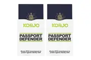 2x 2pc Korjo Sleeves Passport Defender RFID Shield ID Theft Protection Security