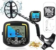 Metal Detectors, Underground Metal Detector Pinpoint Positioning Waterproof Coil Portable Gold Detector De Metales for Treasure Search for Beach/Gold Hunting