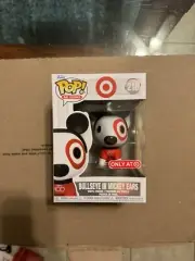 Funko Pop! #218 Bullseye In Mickey Ears Exclusive + Protector NEW