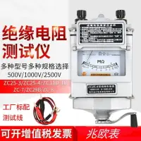 在飛比找樂天市場購物網優惠-搖表器500v1000v兆歐表絕緣電阻測試儀電工搖表接地絕緣