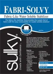 Sulky 407-01 Fabri-Solvy Soluble Stabilizer-20"X36" (3Pk)