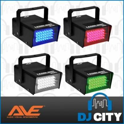 LED 4PK Strobe RGB Flash Burst Stage Light Disco Party DJ Club speed control AVE