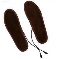 在飛比找蝦皮購物優惠-Feirulit 中性 USB 電動毛絨加熱加熱鞋墊暖腳墊