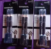 3 CoverGirl Easy Breezy Brow Fill + Define Eyebrow Pencils Rich Brown # 505