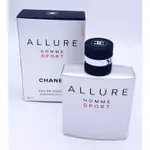 (現貨免運）❤舞香水❤ CHANEL 傾城之魅 運動 ALLURE HOMME SPORT 1ML沾式 2ML /5ML