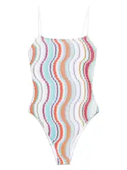 [Missoni] patterned swimsuit 40 Blue