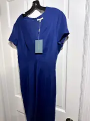 Zac Posen Women's Imperial Blue Casual Dress With Tags Size 10