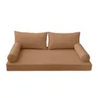 *COVER ONLY*-Style 2 Daybed Mattress Bolster Pillow Covers Piped Trim Full-AD104