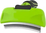 WEART Pet Hair Remover Combs Cat Grooming Brush Deshedding Tool Comb Edge Trimming Dog Cat Rake Removal Combs (Color : Green, Size : Large)