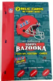 2004 TOPPS BAZOOKA FOOTBALL FACTORY SEALED HOBBY BOX
