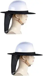 [BESPORTBLE] Full Brim Hard Hat Sunshade - Breathable Outdoor Construction Site Sun Hat with Protection - Lightweight Adjustable Cap for Comfort and Safety